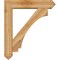 Ekena Millwork Imperial Arts and Crafts Rough Sawn Bracket w/ Offset Brace, Western Red Cedar, 8"W x 38"D x 44"H BKT0806X38X44IMP03RWR - alternate 2
